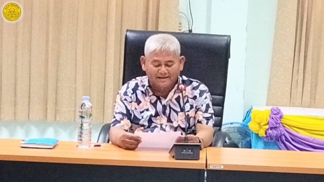 ประชุมคณะกรรมการช่วยเหลือประชาชนกรณีหลังเกิดสาธารณภัย