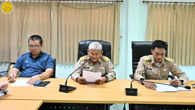 ประชุมผู้นำท้องที่และผู้นำท้องถิ่น ตำบลหนองหัววัว