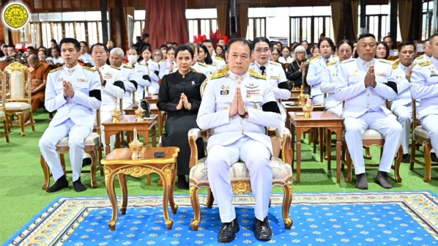 ร่วมพิธีบำเพ็ญพระราชกุศล ครบสัตตมวาร เพื่ออุทิศถวายแด่สมเด็จพระเจ้าลูกเธอ เจ้าฟ้าพัชรกิติยาภา นเรนทิราเทพยวดี กรมหลวงราชสาริณีสิริพัชร มหาวัชรราชธิดา