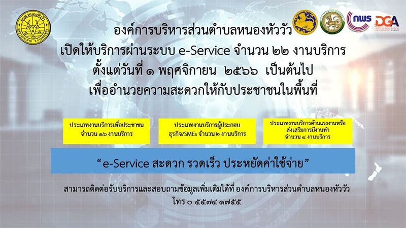 บริการผ่านระบบอิเล็กทรอนิกส์ (e-Service)