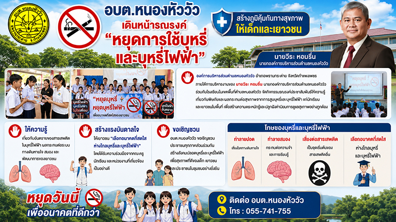 รณรงค์การใช้บุหรี่และบุหรี่ไฟฟ้า